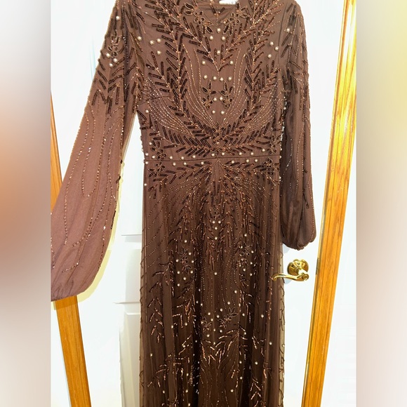 white christmas dresses Bearl Bridal Nikkah White Cream Dubai-Inspired Champagne Evening Dress with  Pearls & Cape